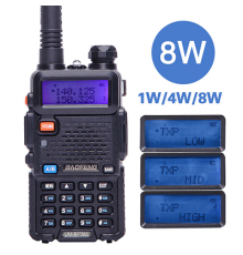 Портативная двухдиапазонная радиостанция Baofeng UV-5R 8Вт  ( 3 режима мощности )